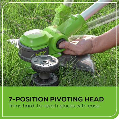 Image of Greenworks 40V 13-Inch Cordless String Trimmer / Edger (Gen 2), Battery and Charger Not Included