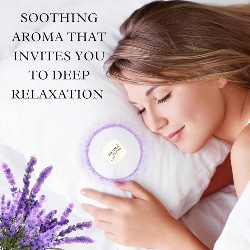 Cotton Eye Mask with AROMA STICKERS®︎ - Relax - Natural Essential Oil Scented - Aromatherapy Sticker Diffuser for Eye Mask - Lavender, Frankincense for Sleeping, with Gift Bag (Pack of 1,12 Stickers) - Image 7
