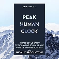 Peak Human Clock Audiolibro Por Said Hasyim arte de portada