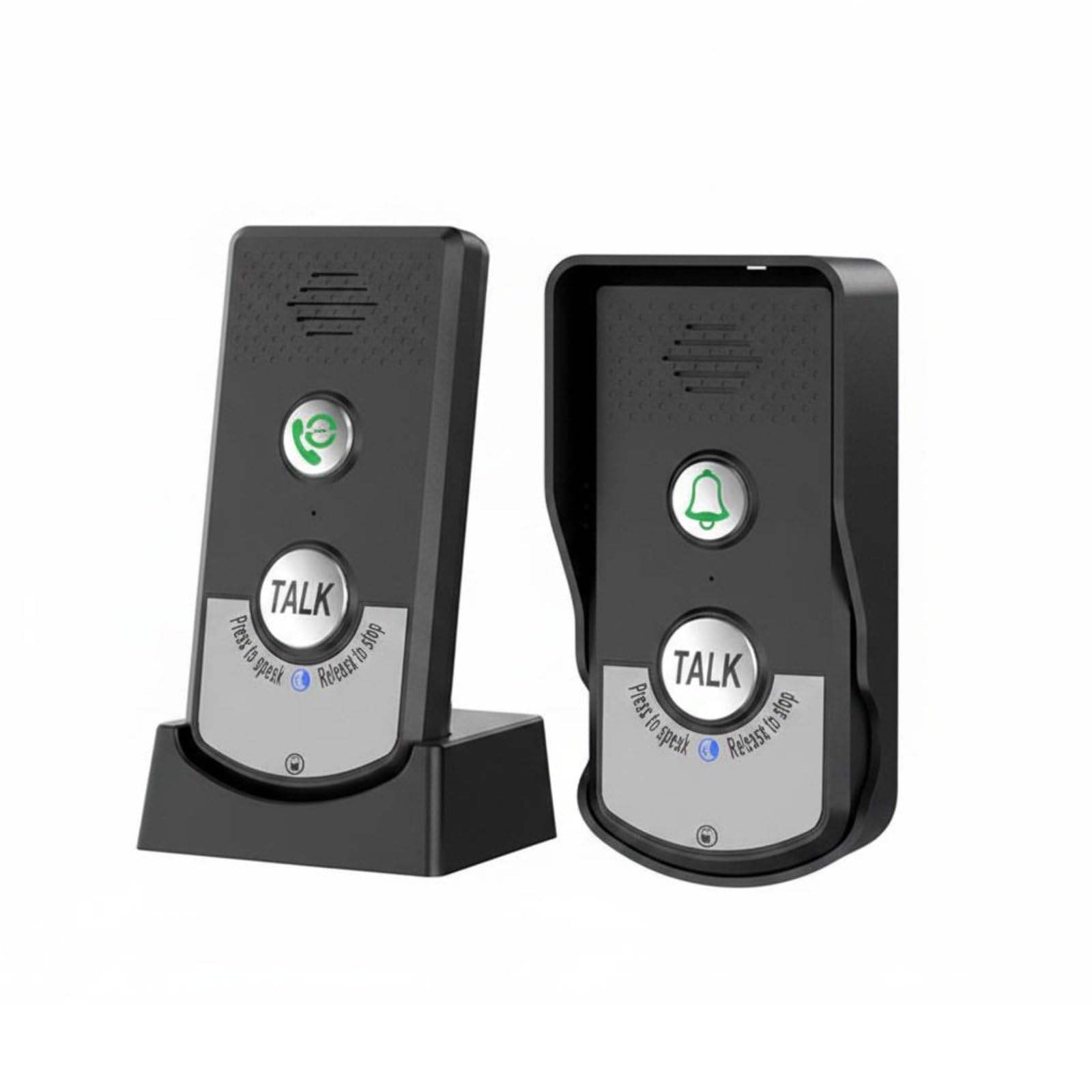 Interfono Dispositivo Citofono Campanello Porta Comunicazione Bidirezionale Pulsante Chiamata Audio Chiaro Copertura Estesa Volume Regolabile