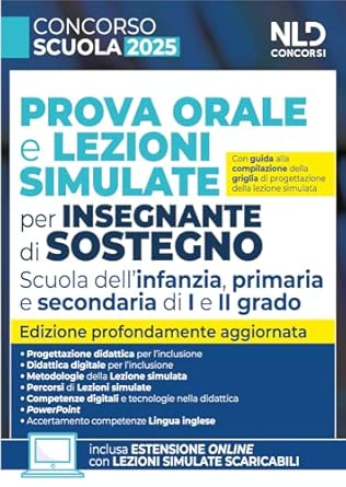 Concorso scuola 2025. Prova orale e lezi