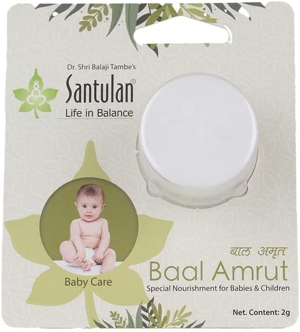 MONISASantulan Ayurveda | Baal Amrut - 2 gm Each, (Pack of 1) | Enriched with Suvarna Varkha and Saffron |