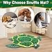 FLERDMAU Snuffle Mat for Dogs - Interactive Puzzle Feeding Game for Stress Relief & Foraging Skills | Dog Toys to Keep Them Busy | Small/Medium/Large Dogs Turtle Design
