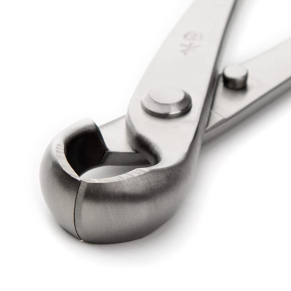 205 mm knob Cutter Round Edge Cutter Cortador de Perilla cóncavo Cortador de Borde Nivel de Calidad Profesional 4Cr13MoV Herramientas para bonsáis de Acero aleado Bonsai Tools