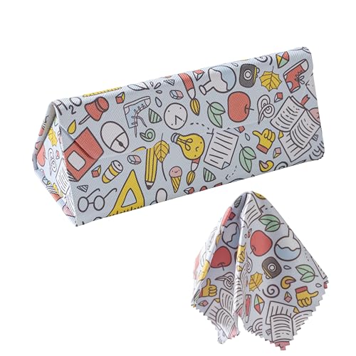 Image of Real Sic Glasses Case for Men and Women - Magnetic Folding Hard Shell Sunglass Holder - Inspired by Activities /Hobbies