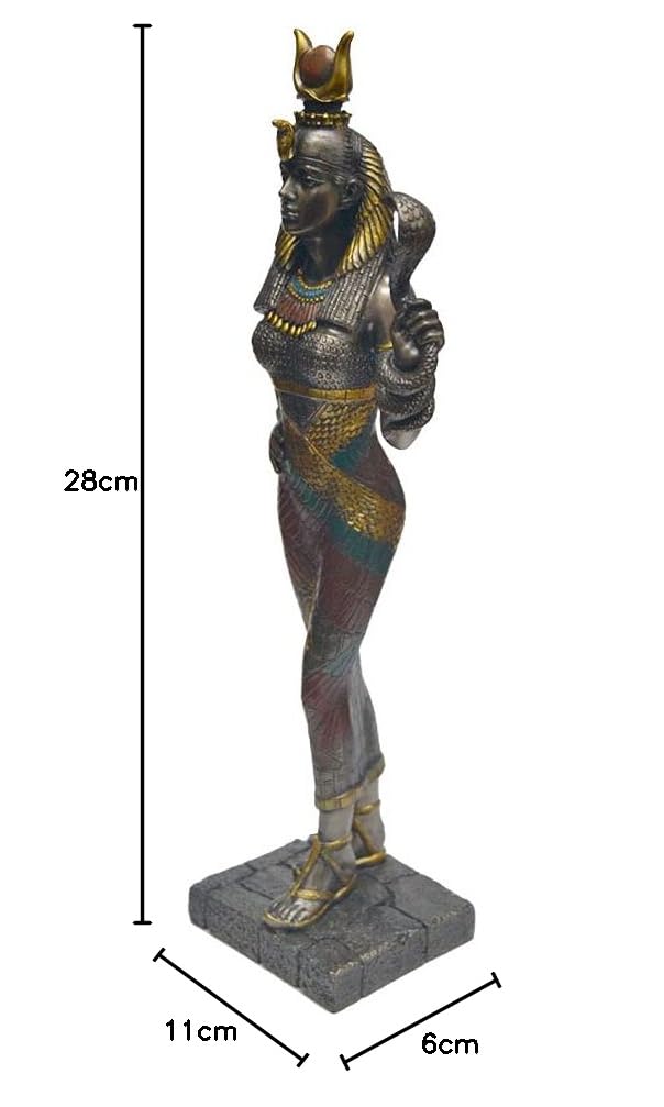 2 Statuettes De Pharaon Égyptien En Résine - Déco Bureau Ou Salon, Collection Art Ancien, 11cm De Haut