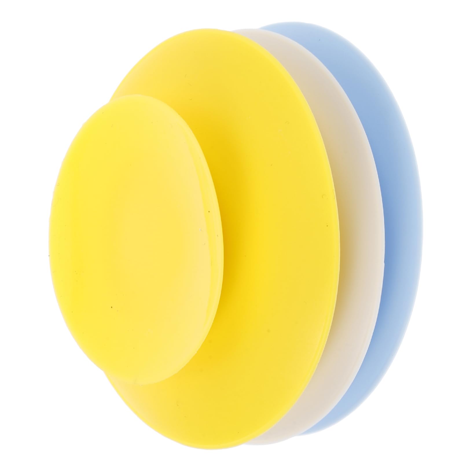 BIUDECO Secure Suction Bowl Mat 3pcs Silicone Suction Cups for Boys and Girls Bowl Child Safe Material Dish Pad