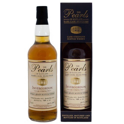 Rarität: Invergordon Whisky Jahrgang 1972, 41 Jahre The Pearls 0,7l inkl. Geschenkpackung