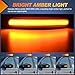 Nilight Side Mirror Marker Light Sequential Amber Left Right Turn Signal Lights Smoked Lens Plug and Play Compatible With 2012-2018 Ford Focus ST RS 2013-2018 Kuga Ecosport