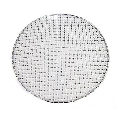 Rejilla de alambres cruzados Fittoway multiuso, de acero inoxidable, redonda, para enfriar cocciones de barbacoas, parillas, sartenes, carbón, chimeneas, horno (diámetro de 18 cm)