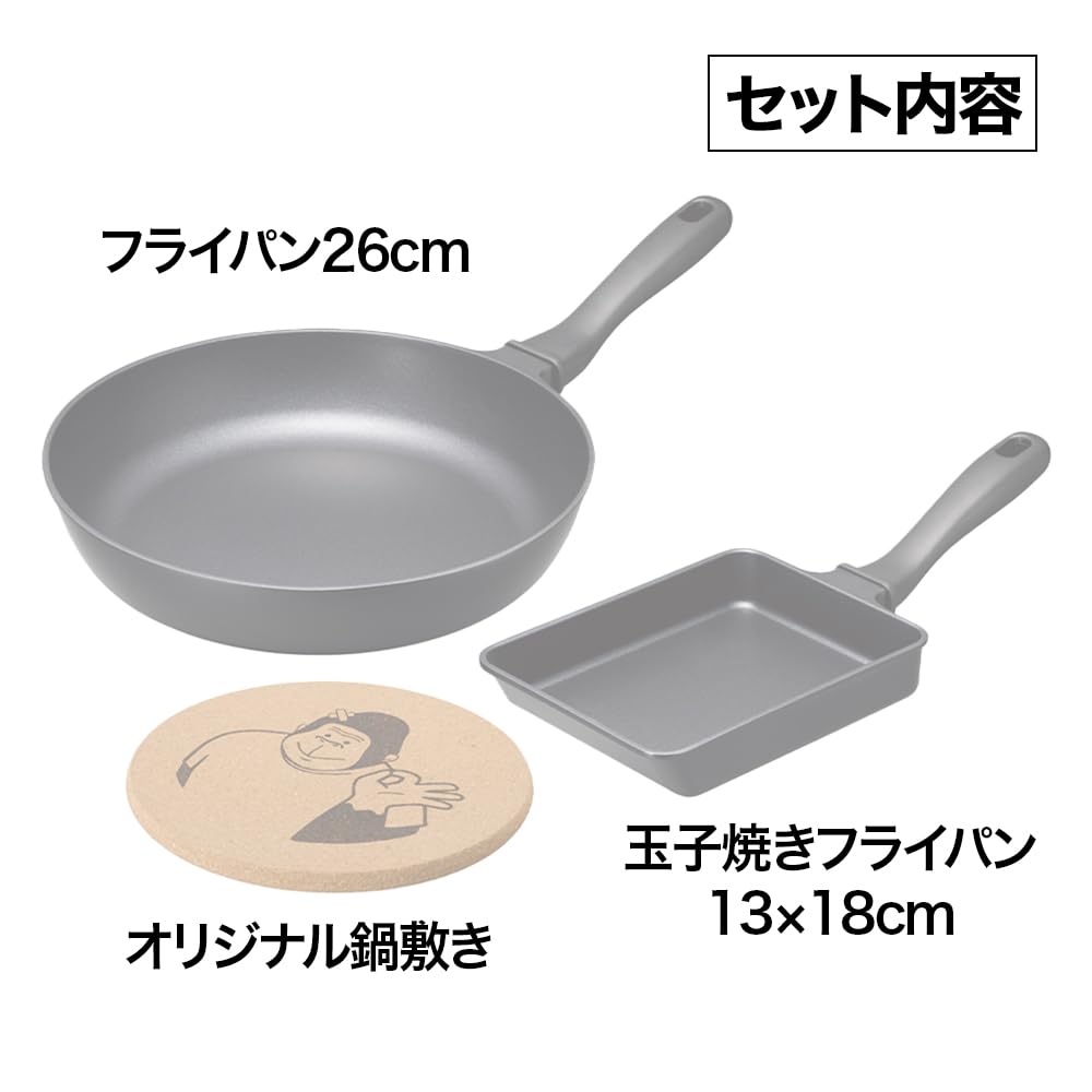 Amazon.co.jp: 【かる！って言ってしまうフライパン】 ごりらの