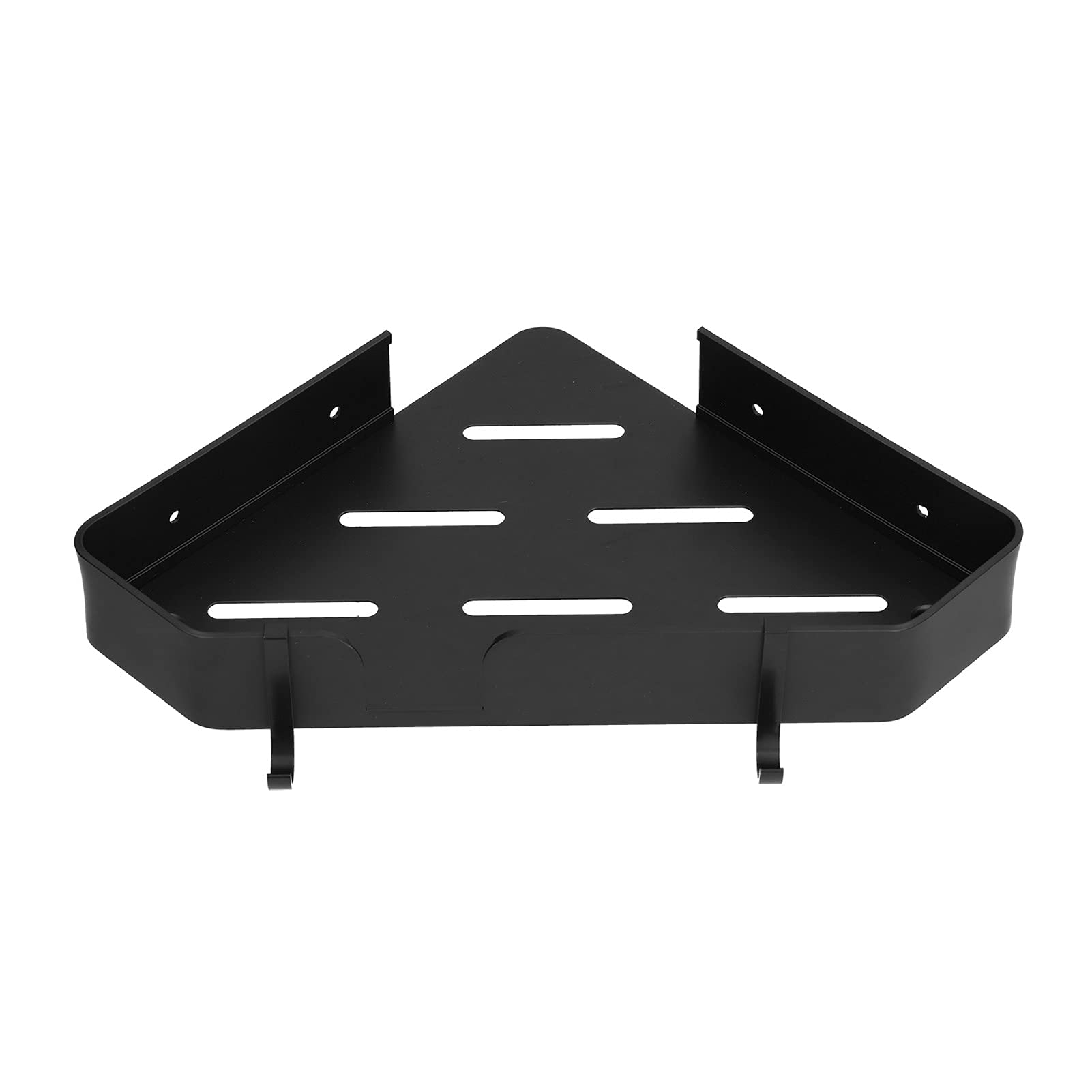 DriKou Corner Shower Caddy Shower Caddy Corner Aluminum Triangle Single Layer Portable Shower Shelves for Shampoo Bathroom Hotel
