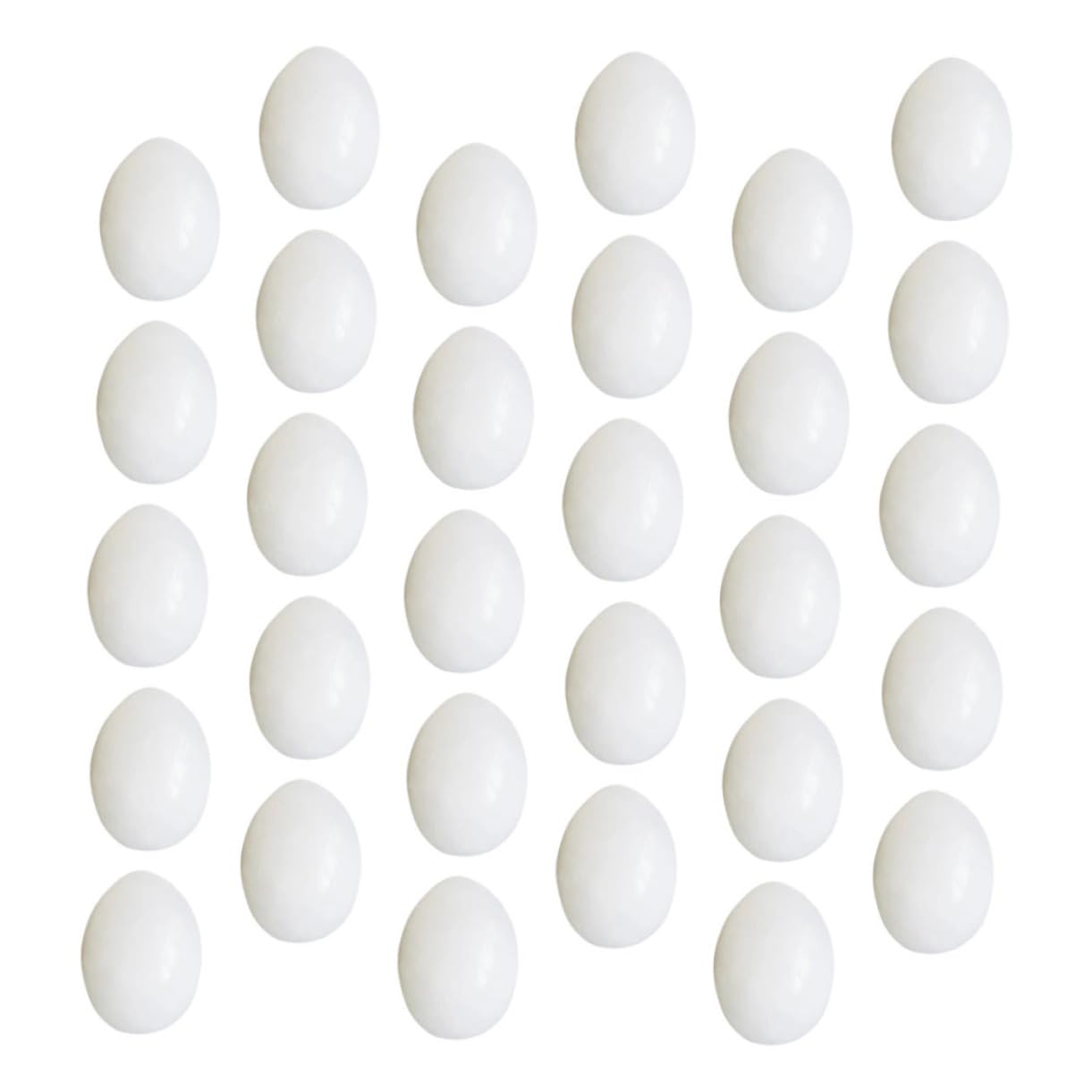 DINHEAROM 30pcs Simulation Pigeon Eggs Durable Hatching Props for Bird Breeding Realistic Design for Enhanced Hatching Rate Essential Incubation Supplies for Pigeon Care