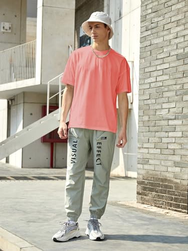 Image of KOTTY Men's Cotton Blend Regular Fit T-Shirt|Casual Wear|Lightweight Breathable
