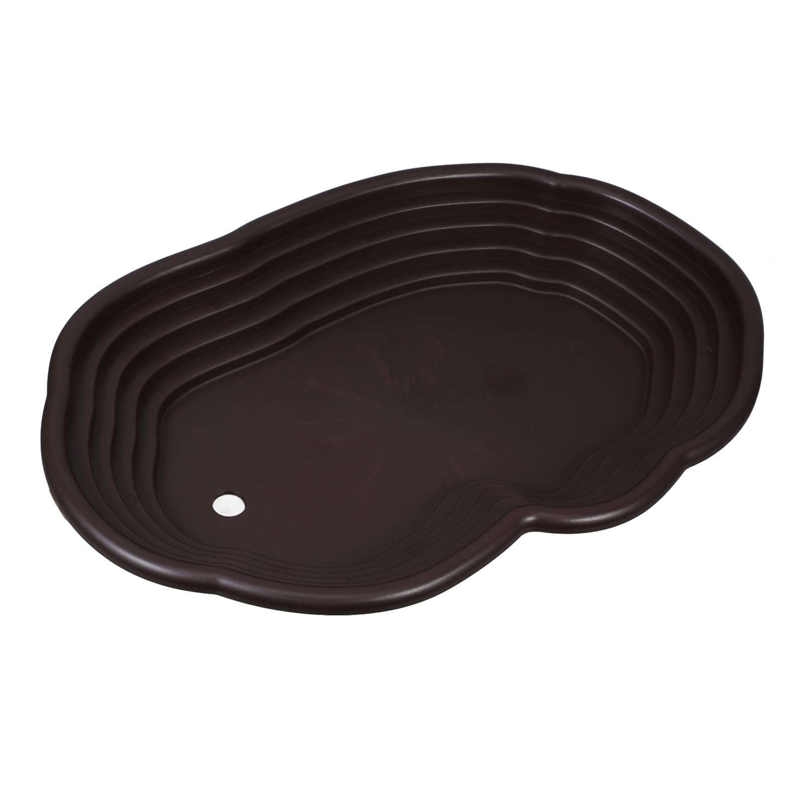 Piscina para Tortugas y Reptiles Plato de Comida y Plataforma para Escalar, Adecuada para Hábitats y Decoración de Acuarios