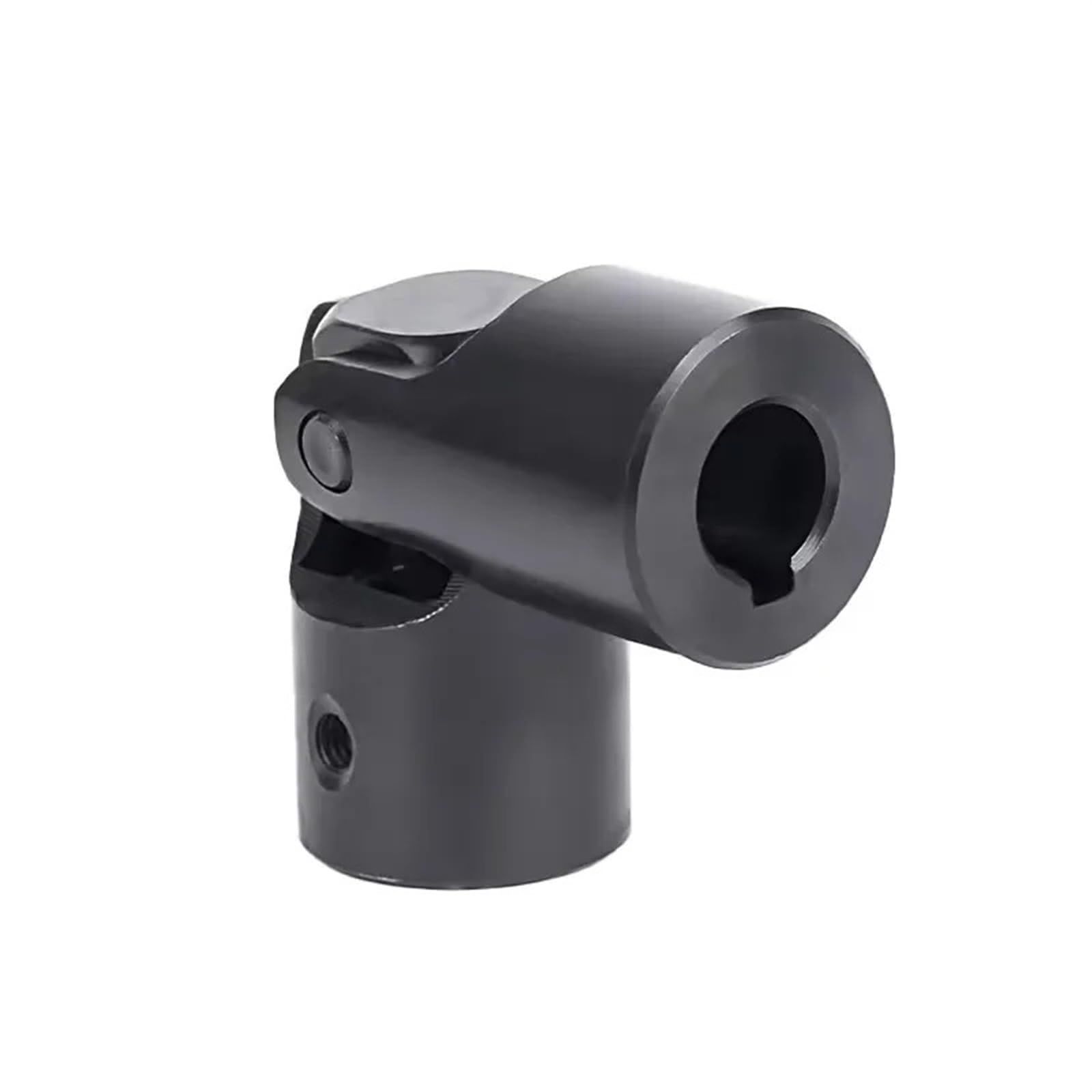Uniwersalne sprzęgło wału kardana, otwór wewnętrzny 14 mm z rowkiem wpustowym 5 mm, długość 70 mm, 60 mm, przegub kierowniczy w kształcie litery U, regulowany wał (28 x 60 mm)