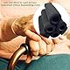 Vierfach-Gehstock-Griff-Ersatz – versetzte Schaumstoff-Griff-Pads für ältere Menschen, behinderte Arthritis, Parkinson, Handverstauchungen, Brüche, passend für 2 cm Durchmesser, 4 Stück