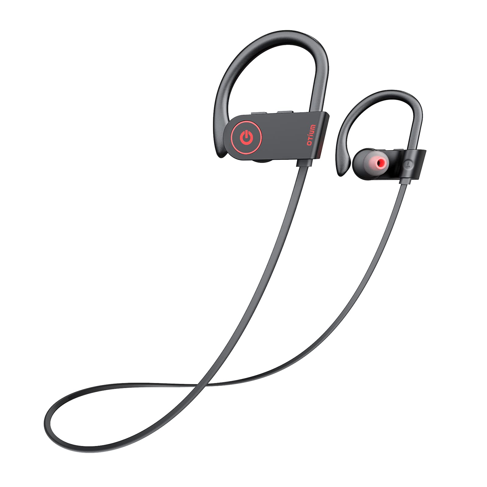 Bluetooth Headphones,Wireless Earbuds IPX7 Waterproof Sports Earphones with Mic HD Stereo Sweatproof in-Ear Earbuds Gym Ru...