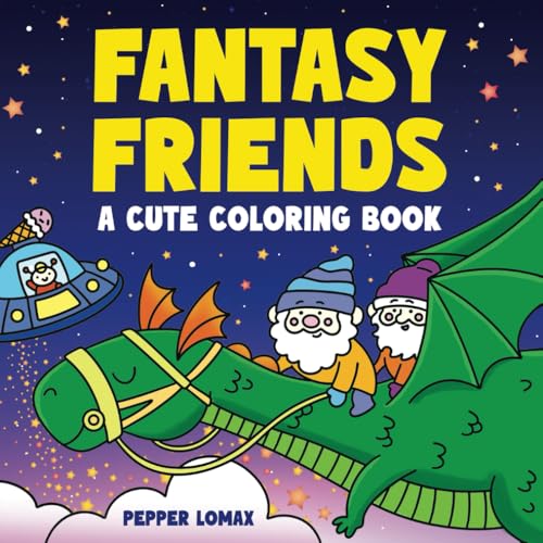 Fantasy Friends Coloring Book: Charming Hand-Drawn Creatures in Unique, Cute, and Cozy Scenes for Adults & Teens to Color image 2