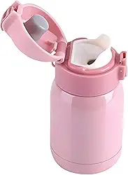 Garrafa Térmica Pequena Inox com Tampa Antivazamento | Compacto e Elegante | Ideal para Bolsa, Lancheira, Mochila e Viagem | Mantém Quente e Frio | 200ml | Ideal para chá, café e suco.