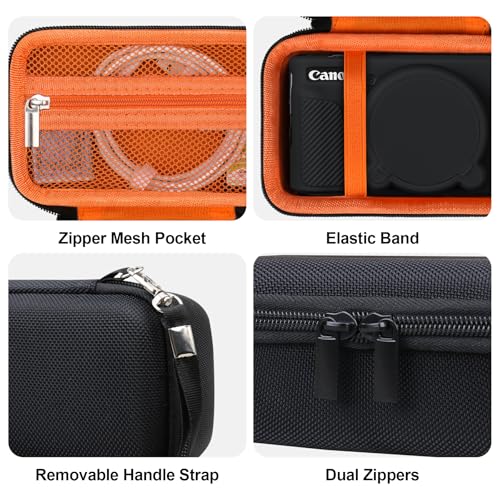 Funda rígida con cubierta para Canon PowerShot SX740 SX730 miniatura 5