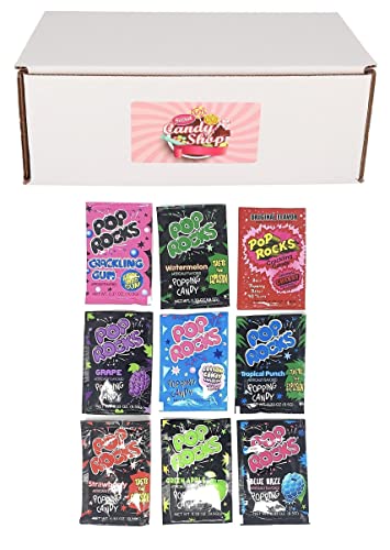 Pop Rocks Popping Candy Variety Pack Of 9 Flavors (8 Of Each Flavor, Total Of 72) #TOP1