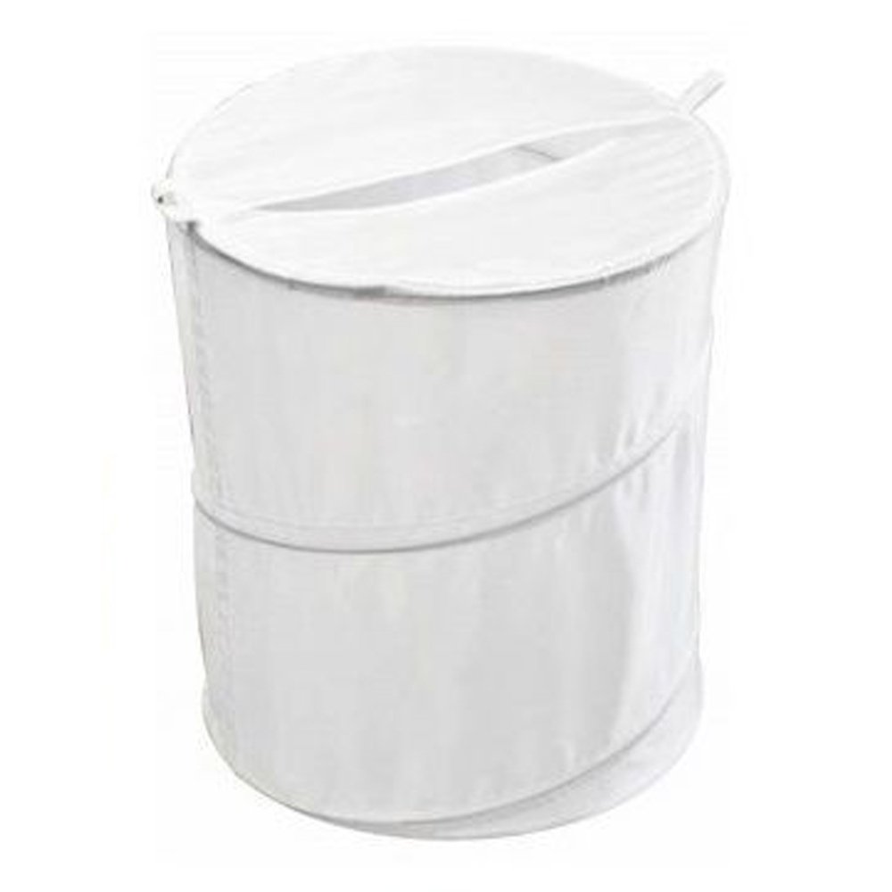 Sabichi Silver Pop-Up Laundry Bin, Polyester, 99686