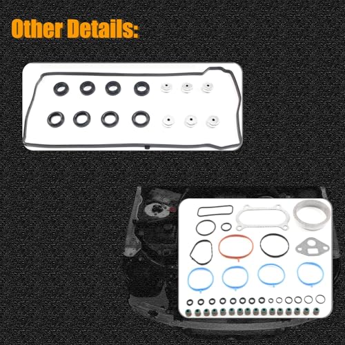 Image of AUCERAMIC HS26435PT Head Gasket Sets Kit Fit for 2008-2013 Honda Accord 2012-2015 Civic 2010-2014 Cr-V 2012-2015 Crosstour 2013-2015 Acura ILX 09-13 Tsx 2.4L L4 366930