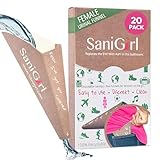 SaniGirl Pee Funnel for Women - Female Urinals for Women - Disposable Recyclable, Womens Pee Funnel for Travel & Camping Essentials, Leak-Proof Female Urination Device for Outdoors & Travel (20 Pack)