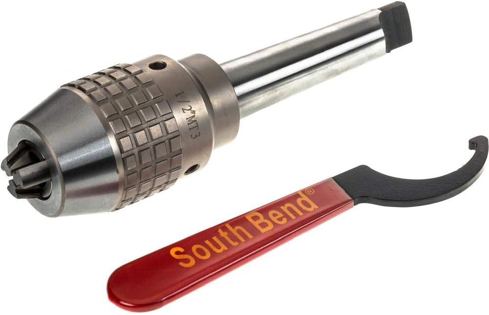 SB1379 1/2-Inch by MT No.3 Keyless Chuck with Integral Shank
