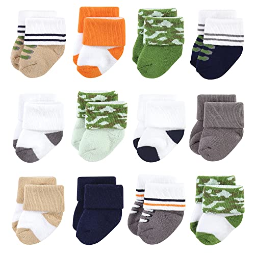 Luvable Friends Unisex Cotton Rich Baby Terry Socks 24-Pack3