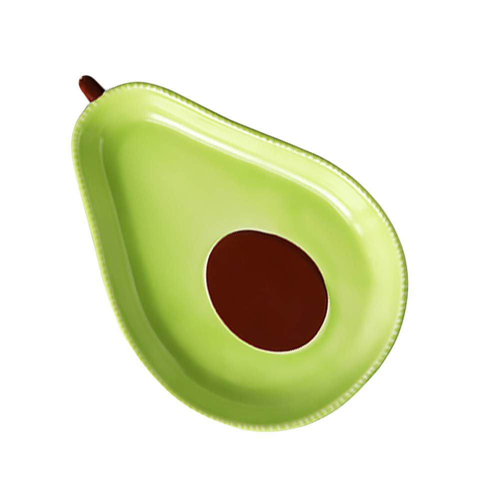 LKLNKVL Fresh Fruit Platter, Fruit-Shaped Dinner Plate for Salads, Fruits, Snacks, Noodles, etc(21.5X14.5X2.5CM)