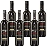 Imiglykos Apelia Black Label 6x 0,75l | Lieblicher Rotwein | Imiglykos | 11,5% Vol. | Kourtaki | + 20ml Jassas Olivenöl