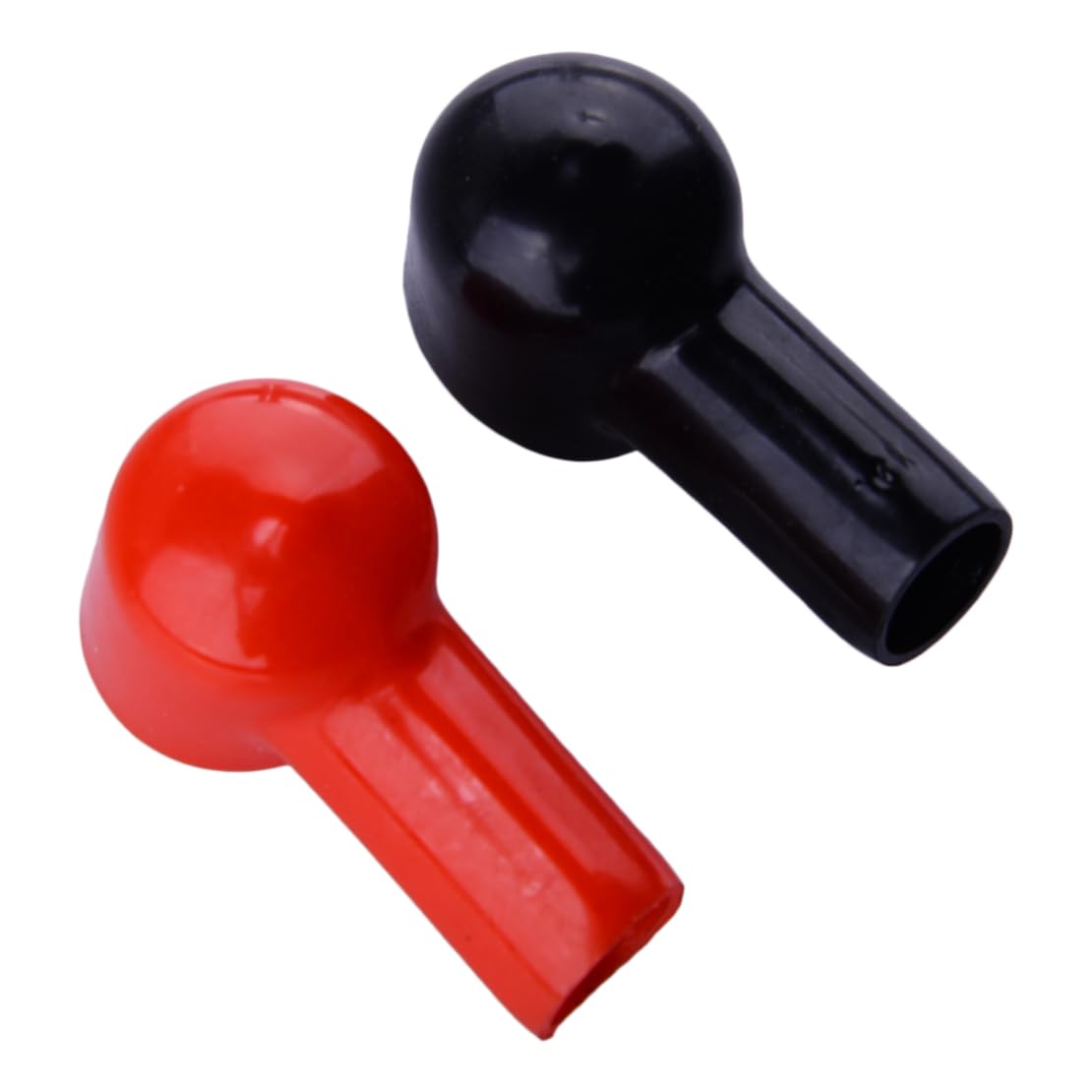 40 Stück 12x20mm Schwarz & Rot Batteriepolabdeckung Flexible Stiefel Isolierende Schutzöse Kappe