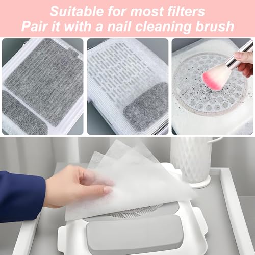 Filtros para colector de polvo de uñas 2 unidades miniatura 7