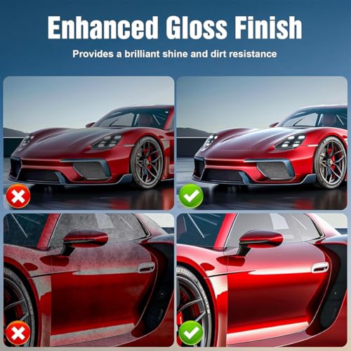 Quick Effect Coating Agent – 3 in 1 Hochschutz-Auto-Beschichtungsspray für Keramik-Glanz & Lackschutz, Entfernt Leichte Kratzer, Sofortigen Hochglanz, Schutz & wasserlose Wäsche (GET 2 Pack)