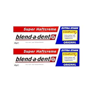 blend-a-dent Original Super kleefcrème, extra sterk, 2 x 47 g