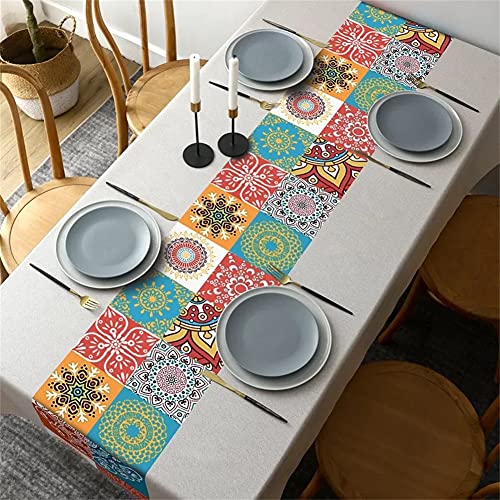 Kokomimi Nappe de Table Rectangulaire Toile Cirée en PVC Nappe Antitache Imperméable Nappes Extérieur Lavable Imprimée Rétro pour Salle à Manger Décor de Cuisine et Jardin 80X120cm Cover