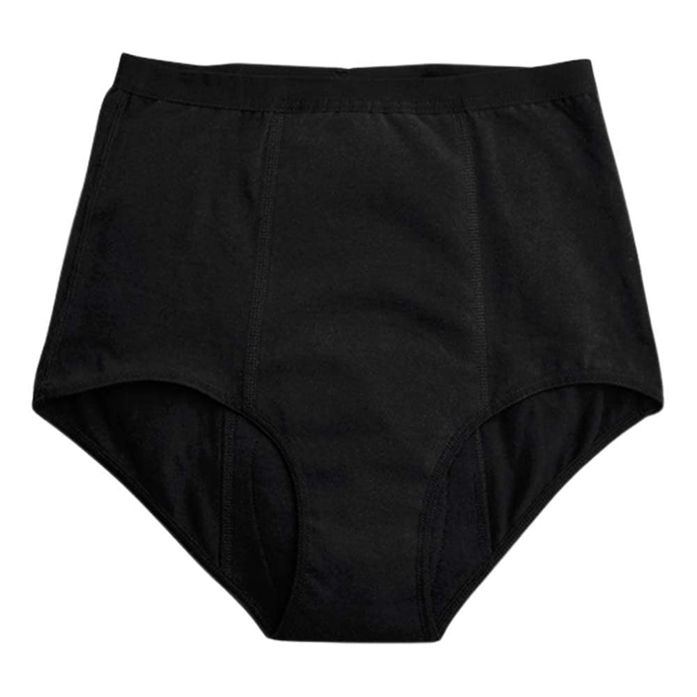 IMSEVIMSE Periodenslip High Waist, Black, Größe XXL, heavy flow (5er Pack)