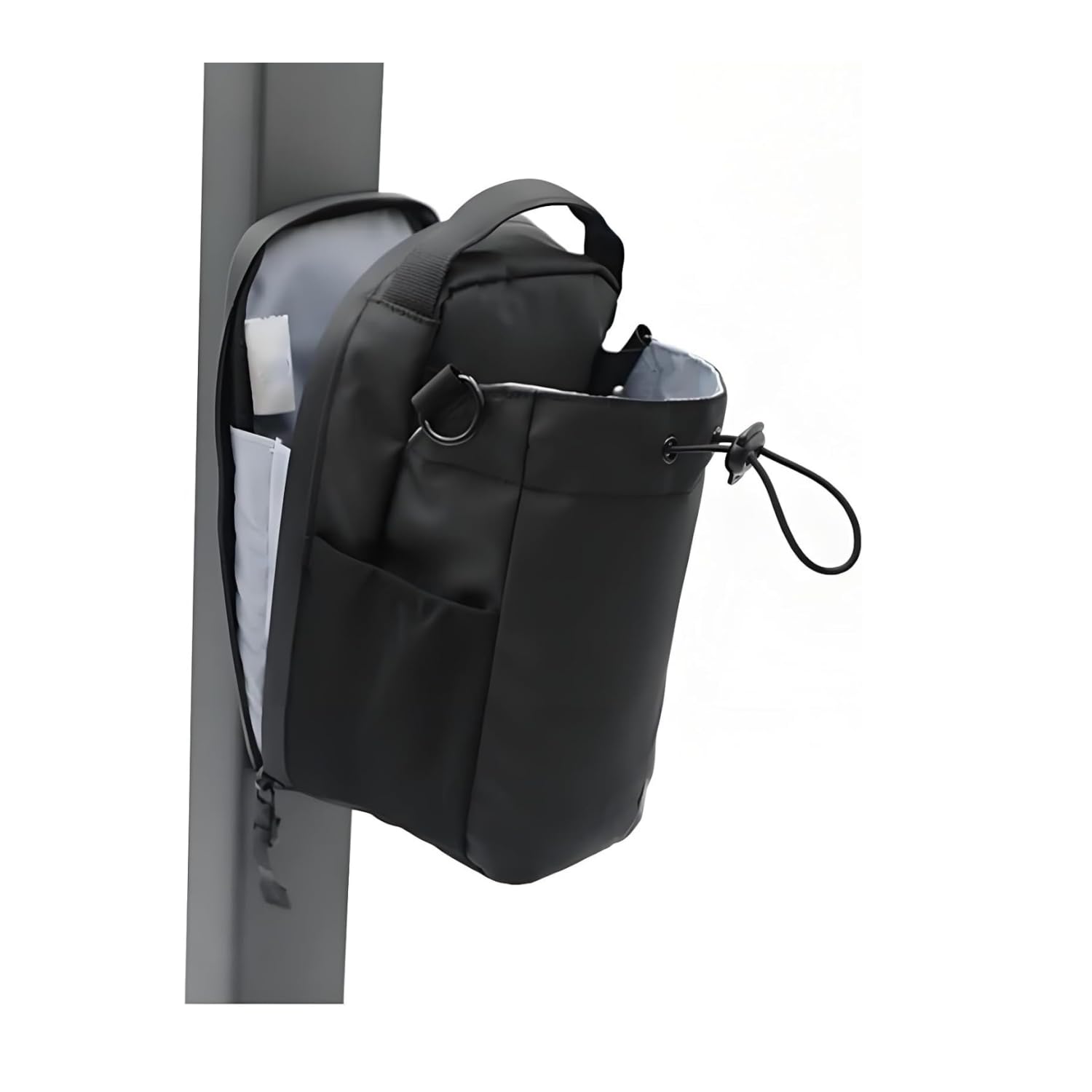 Bolsa magnética de gimnasio con soporte para botella de agua - Bolsa de hombro para entrenamientos y viajes