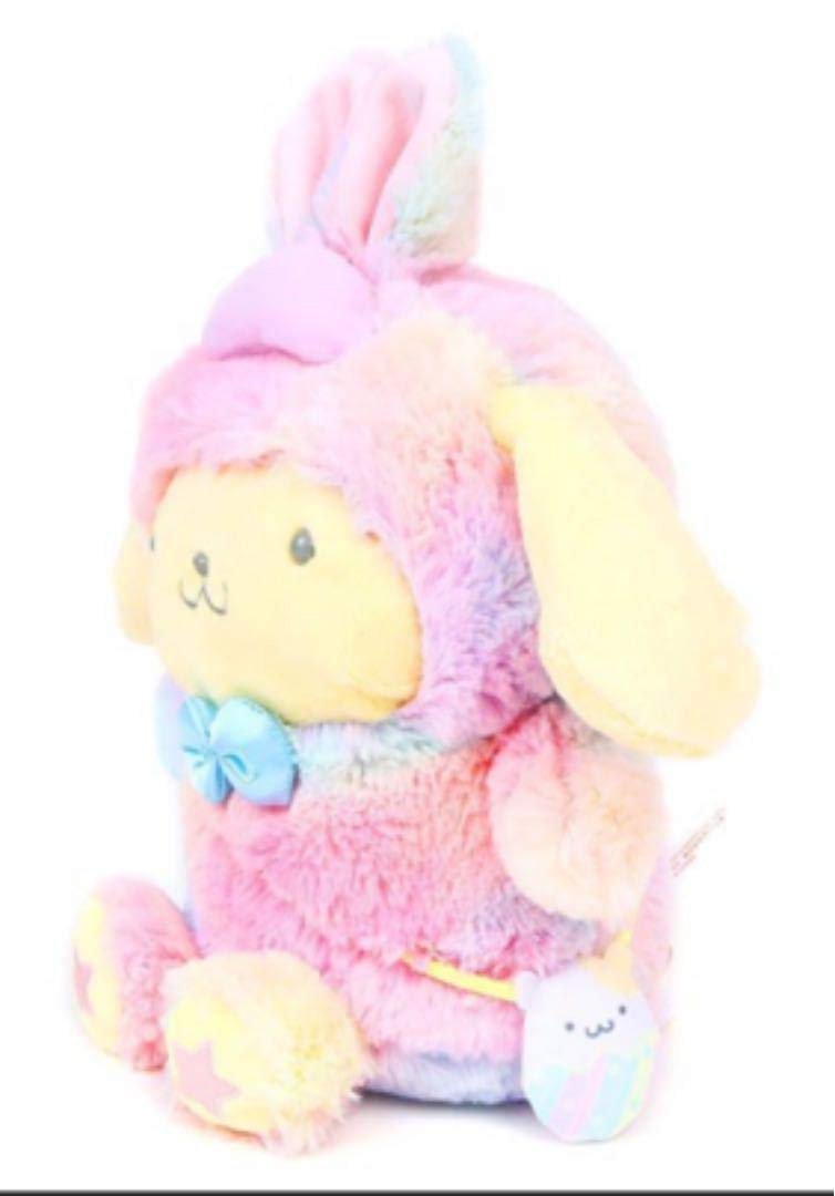 Amazon.co.jp: ポムポムプリン虹色レインボーカラーのうさぎ
