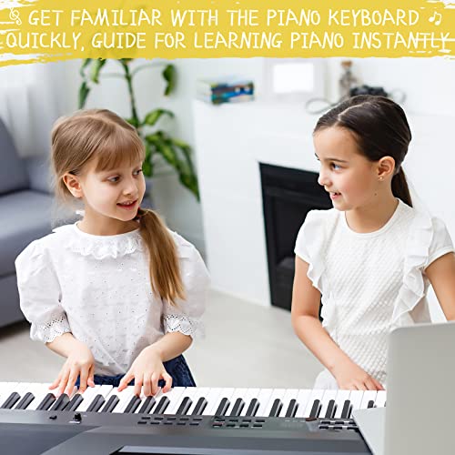 Étiquettes amovibles pour clavier de piano,Autocollants pour clavier de piano pour débutants,En silicone,88 touches,Accessoires de clavier de piano pour enfants,Réutilisable et livré avec une boîte - Les Beatles, Paul McCartney, John Lennon, RIngo Starr, George Harrison Étiquettes amovibles pour clavier de piano,Autocollants pour clavier de piano pour débutants,En silicone,88 touches,Accessoires de clavier de piano pour enfants,Réutilisable et livré avec une boîte – Image 5