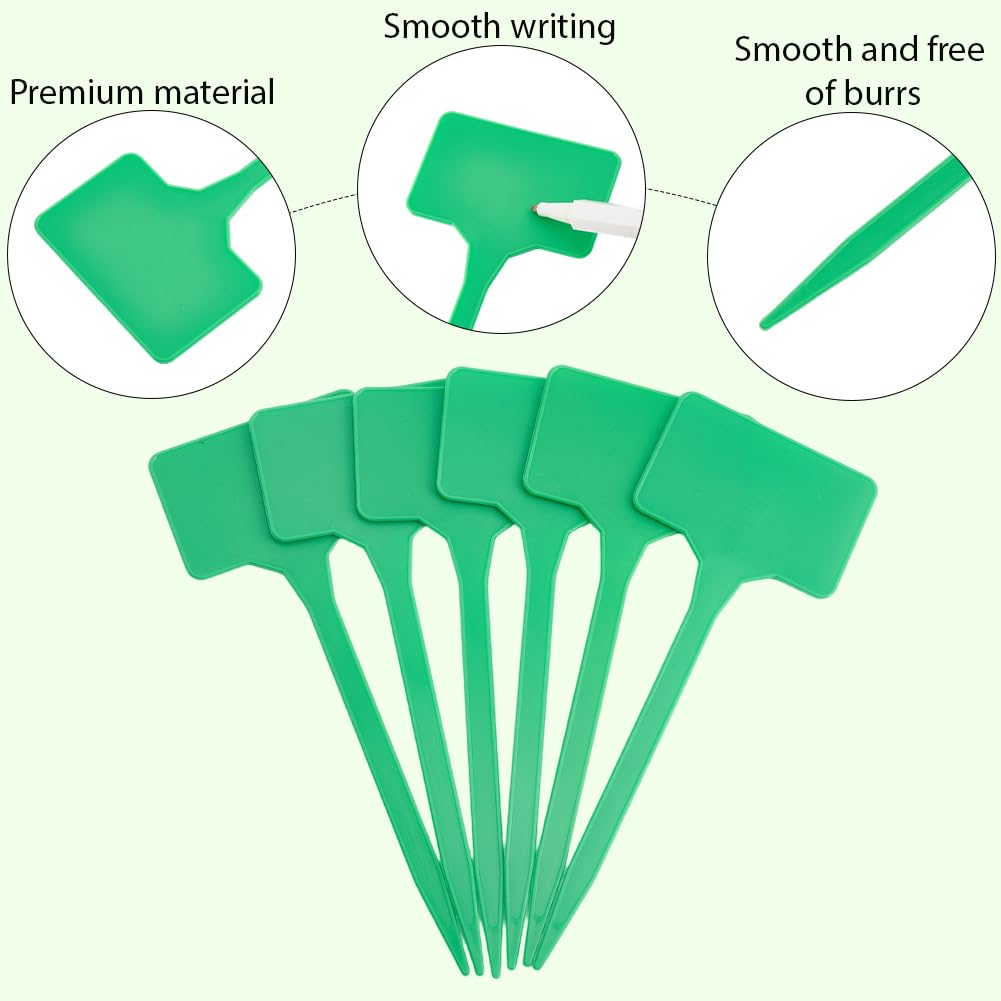 50 étiquette Grande Taille pour Plantes Marqueur de Jardin en Plastique Étanche en Forme de T pour Semis Fleurs Légumes Fruits Herbes Aromatiques Pépinière Jardinage Extérieur Semis.