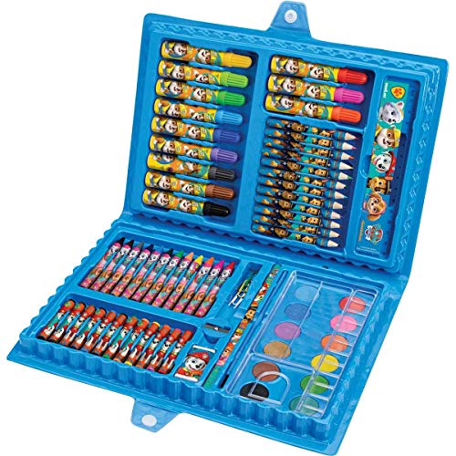 Maleta para Pintura Licenciada Patrulha Canina Completo 72 Itens, Molin, Modelos variados, 1 unidade