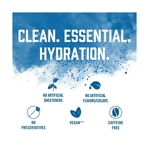 BioSteel Hydration Mix, zuckerfrei mit essentiellen Elektrolyten und B-Vitaminen, Blaue Himbeere (Blue Raspberry, 11 oz… – Bild 6