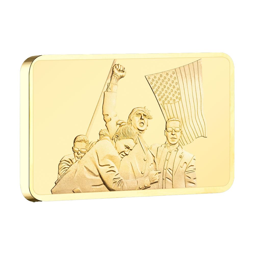 Amazon.com : Donald Trump Challenge Golden Bar,Fight Fight Fight