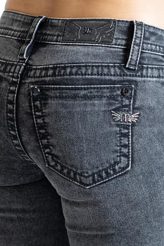 Miss Me Women's Ryder Jane Low-Rise Bootcut Jeans4