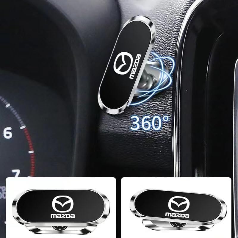 Samochodowy uchwyt na telefon, do Mazda CX-90 SUV 2023+, regulowany uchwyt na telefon samochodowy, deska rozdzielcza/przednia szyba, jeden przycisk, uchwyt samochodowy na telefon, B