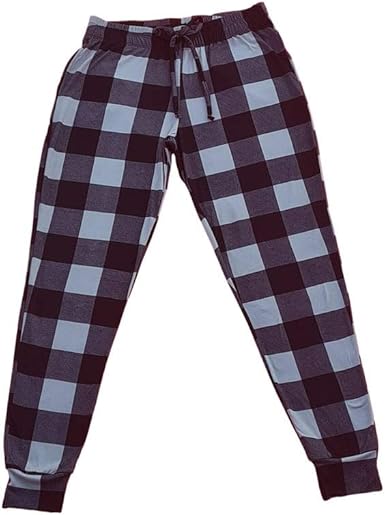 Amazon.com: Pantalones casuales suaves y cómodos blancos negros a cuadros a  cuadros patrón pantalones holgados para mujer : Ropa, Zapatos y Joyería