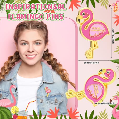 Image of Quelay Flamingo Gift for Women Positive Employee Appreciation Gifts Bulk for Coworker Staff Volunteer Teacher Favor